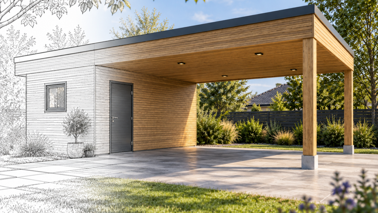 Podsklepený zahradní domek – projekt a povolení
